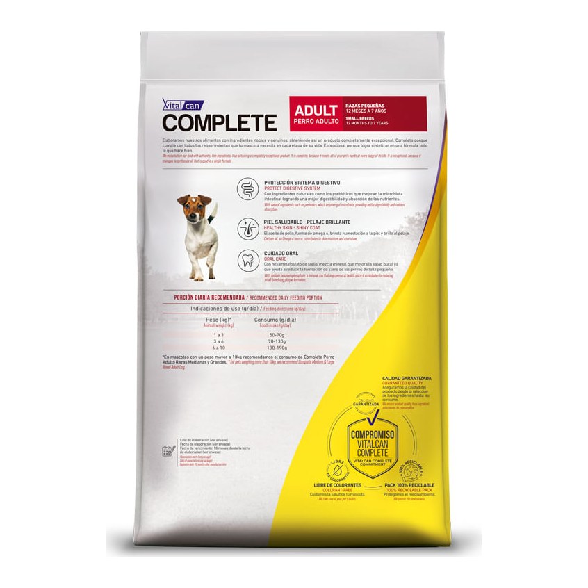 Complete Adulto Raza Pequeños X 3Kg – foto 2