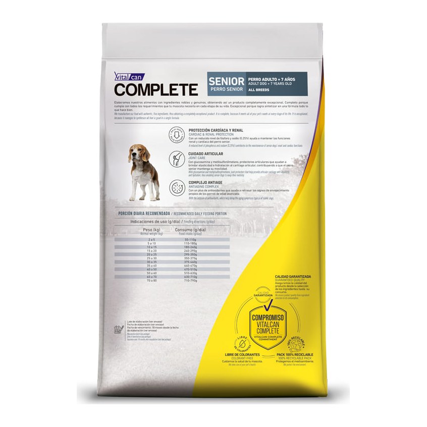 Complete Perro Senior X 20Kg – foto 2