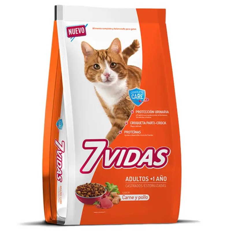 [SIE002] 7 Vidas X 10Kg Carne Y Pollo