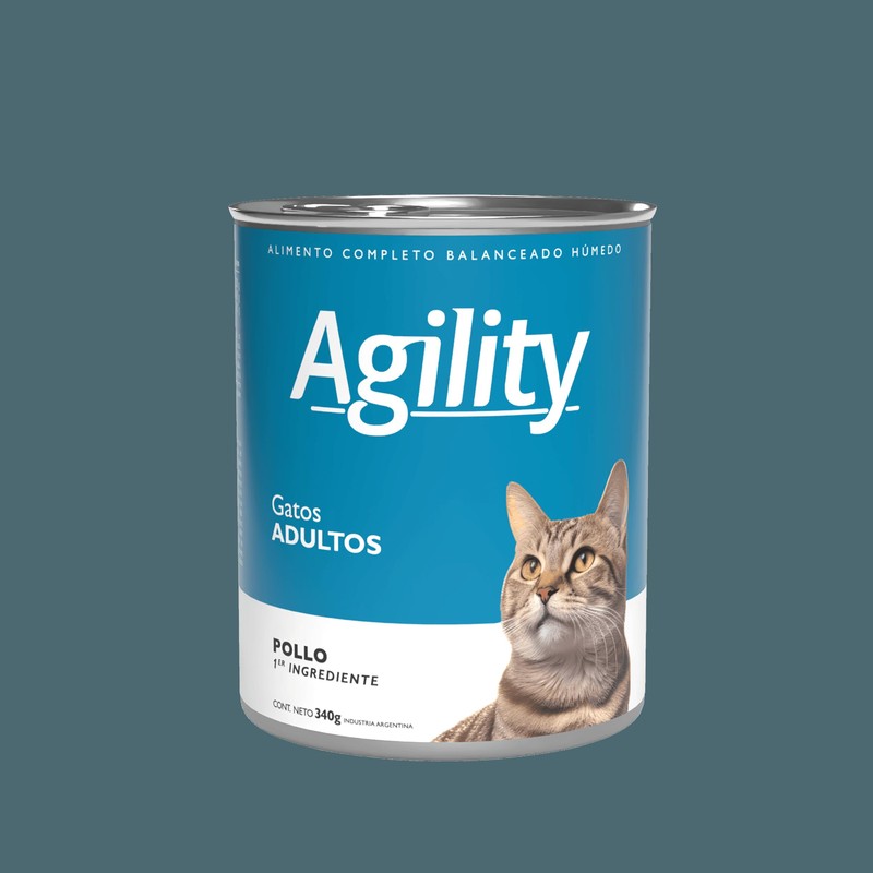 Agility Cats Pollo Lata 340Gr
