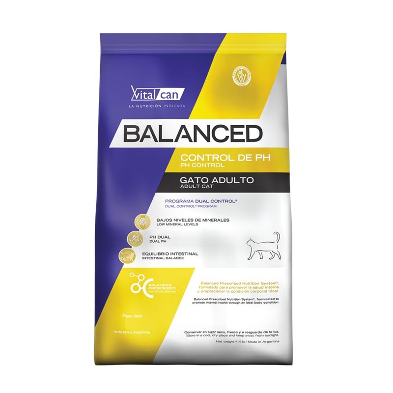 [VIT001] Balanced Gato Control Ph All Ages X 2Kg