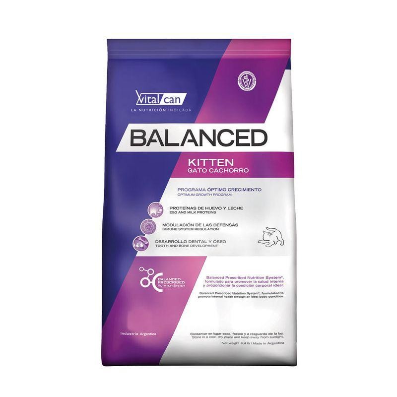 [VIT009] Balanced Gato Kitten X 2Kg
