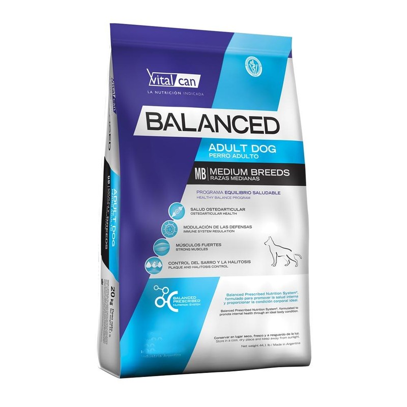 [VIT030] Balanced Perro Adulto Raza Mediana X 3Kg