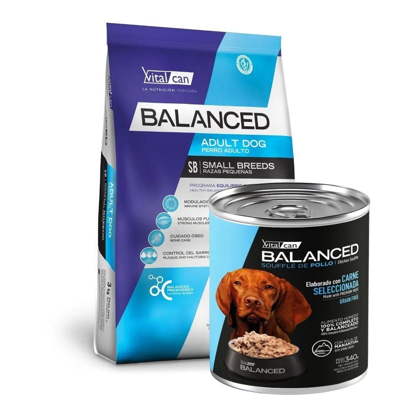 [VIT031] Balanced Perro Adulto Raza Pequeña X 3Kg