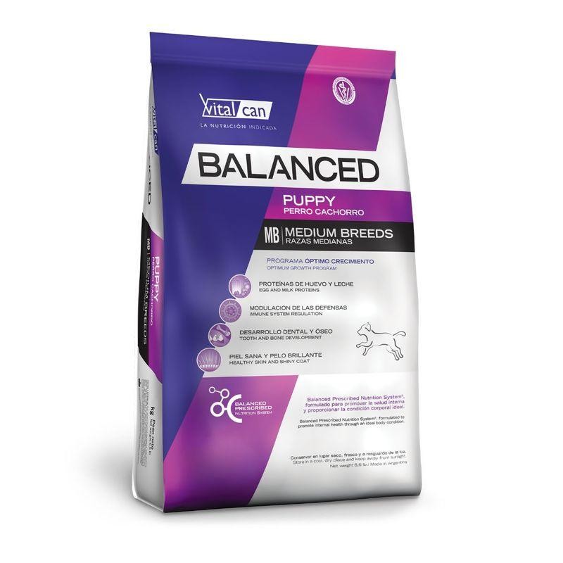 [VIT042] Balanced Perro Cachorro Raza Mediana X 20Kg