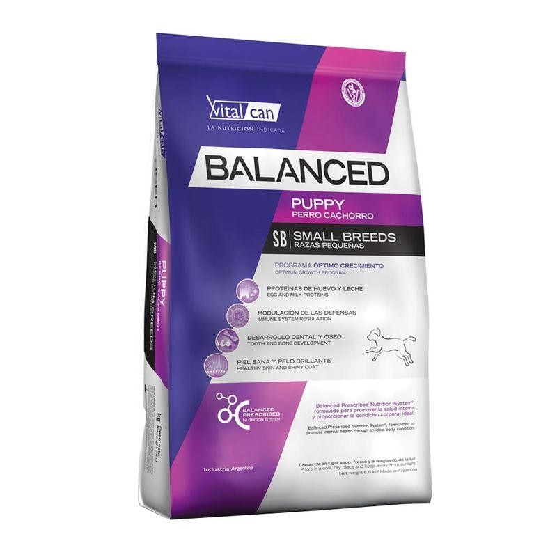 [VIT041] Balanced Perro Cachorro Raza Pequeña X 1Kg