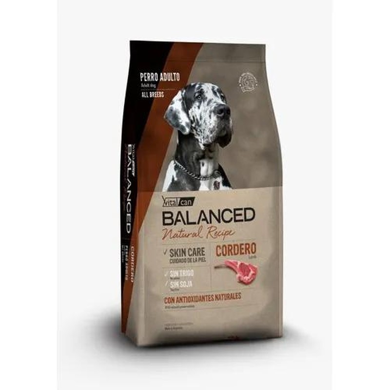 [VIT199] Balanced Perro Natural Recipe Cordero X 15Kg