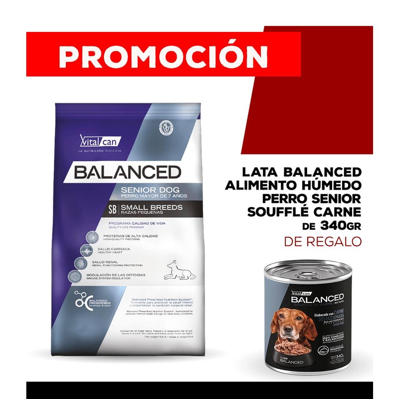 Balanced Perro Senior Raza Pequeña X 7,5Kg