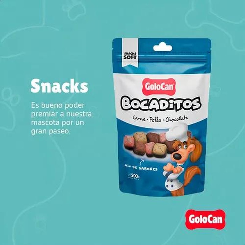 [GOL137] Boc Gc Carne/Pollo/Choc X 500G