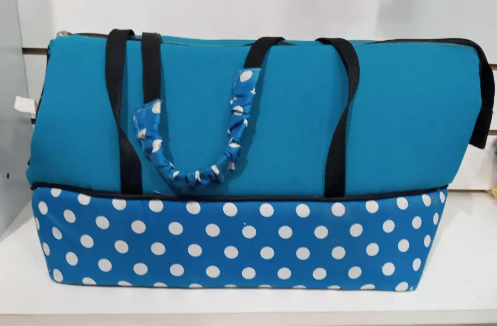 Bolso De Tela Y Punteras Red