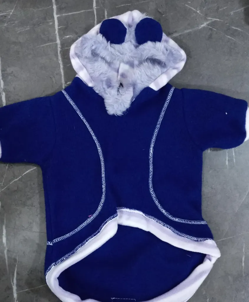 [ROP093] Buzo Polar Capucha Y Orejas T5