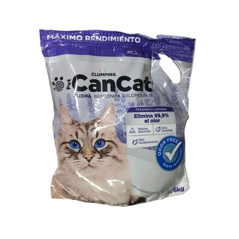 [HIG156] Can Cat Piedra Bentonita Lavanda 6Kg