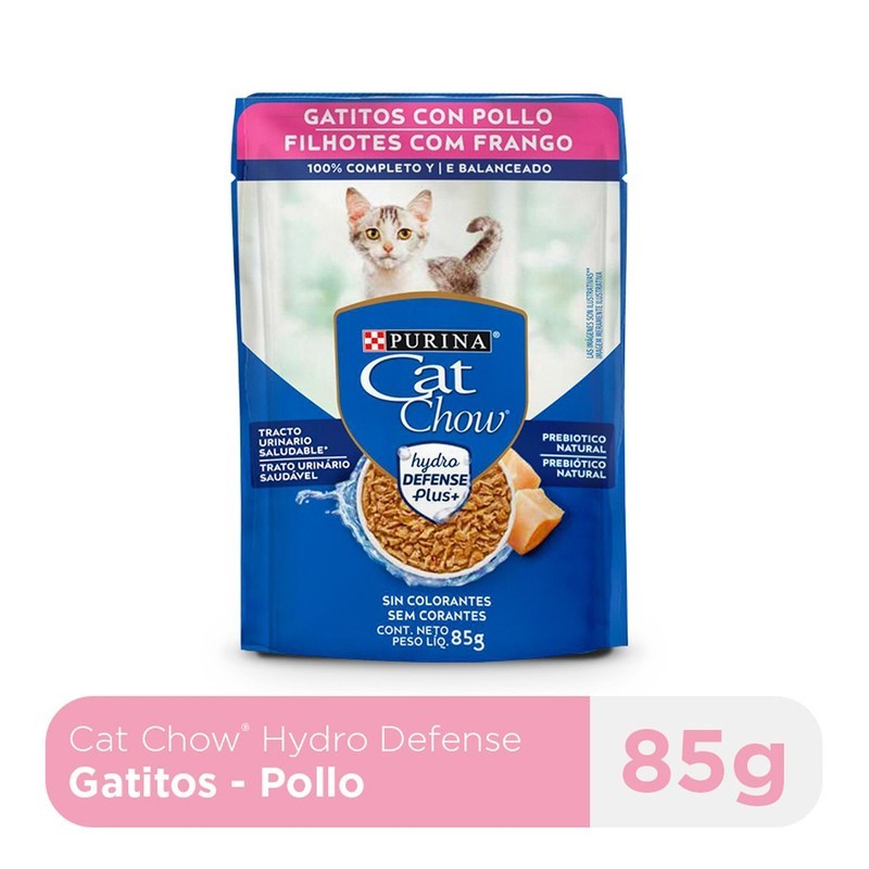 [CHOW002] Cat Chow Gatitos Pollo 85Gr