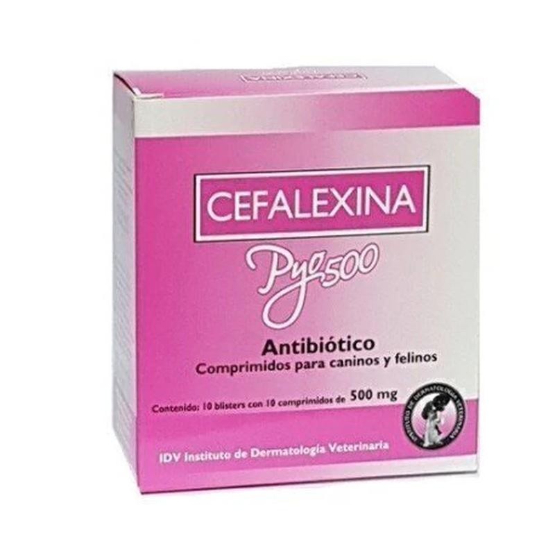 [MED324] Cefalexina Pyo 500Gr X 10 Comprimidos Blister