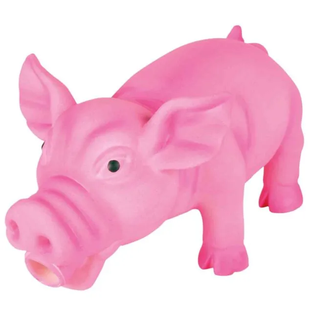 [JUG1313] Cerdo Con Sonido Latex 17 Cm Chancho