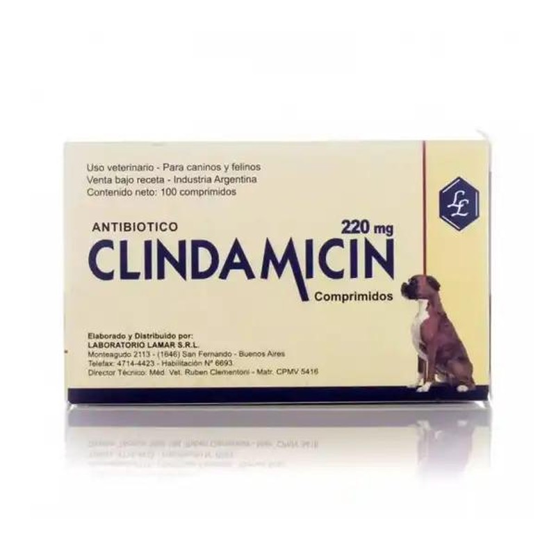 [MED136] Clindamicina 220Mg Lamar Blister 10 Comprimidos