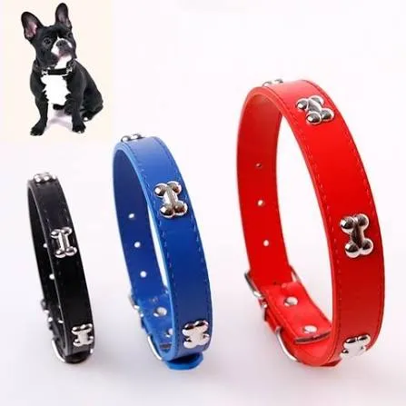 [ACC270] Collar Cuero C/ Hueso Y Strass