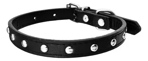 [ACC475] Collar Cuero Con Tachas 55 Cm