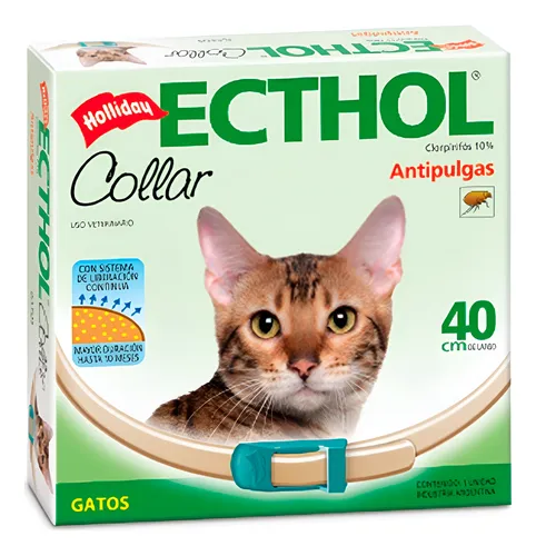 [MED195] Collar Ecthol Gato Holliday 40Cm Gato