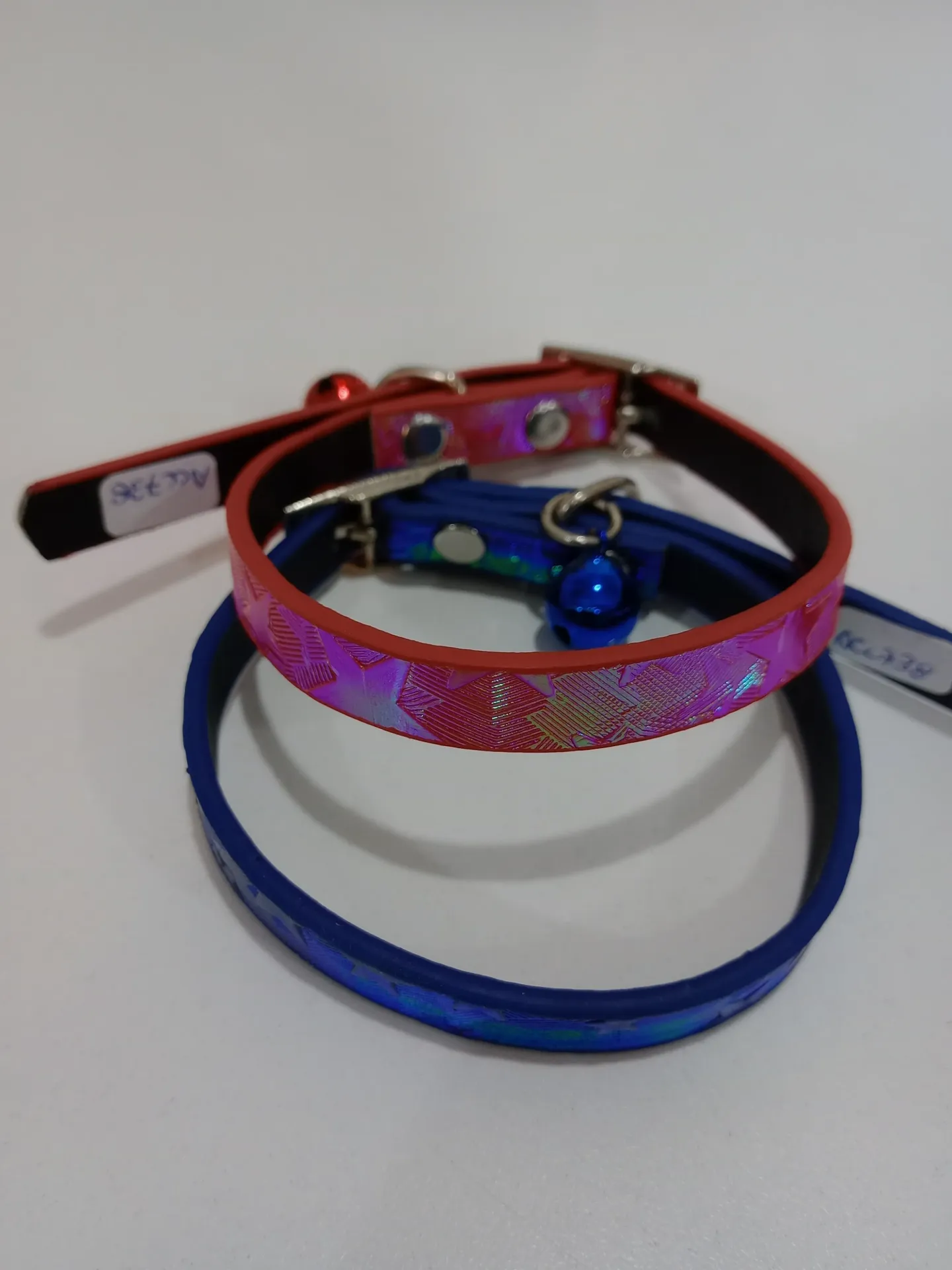Collar Gato Estrellas Tornasol