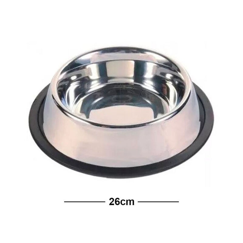 Comedero Acero 4- 26Cm