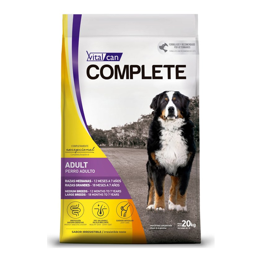 [VIT165] Complete Perro Ad Raza Med/Gr X 20Kg