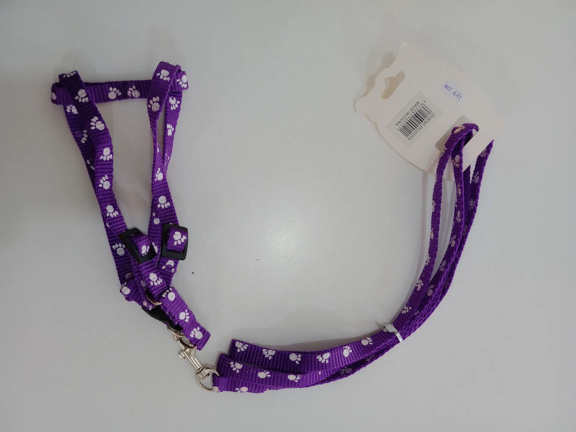 [ACC671] Conjunto Correa Y Pretal Nylon Chico