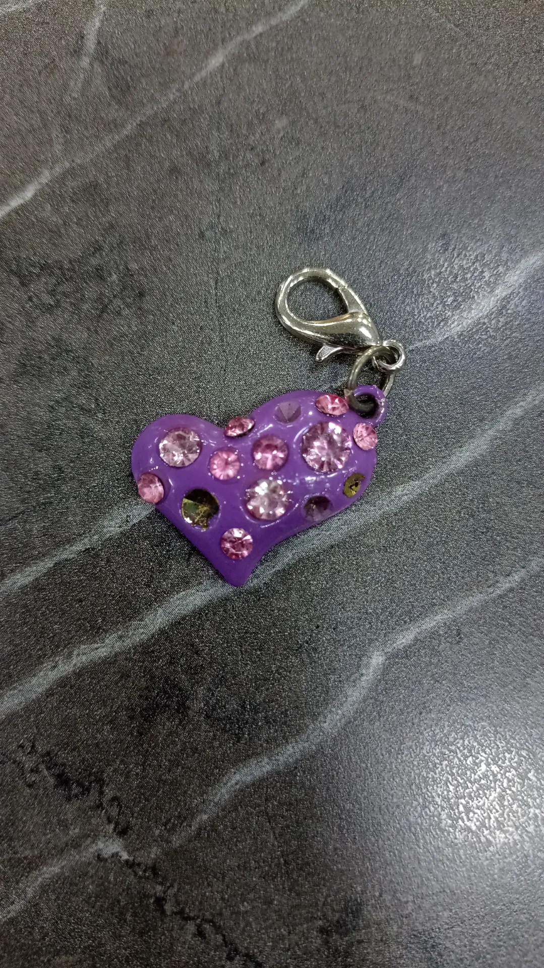 [ACC030] Dije Corazon Color Con Strass