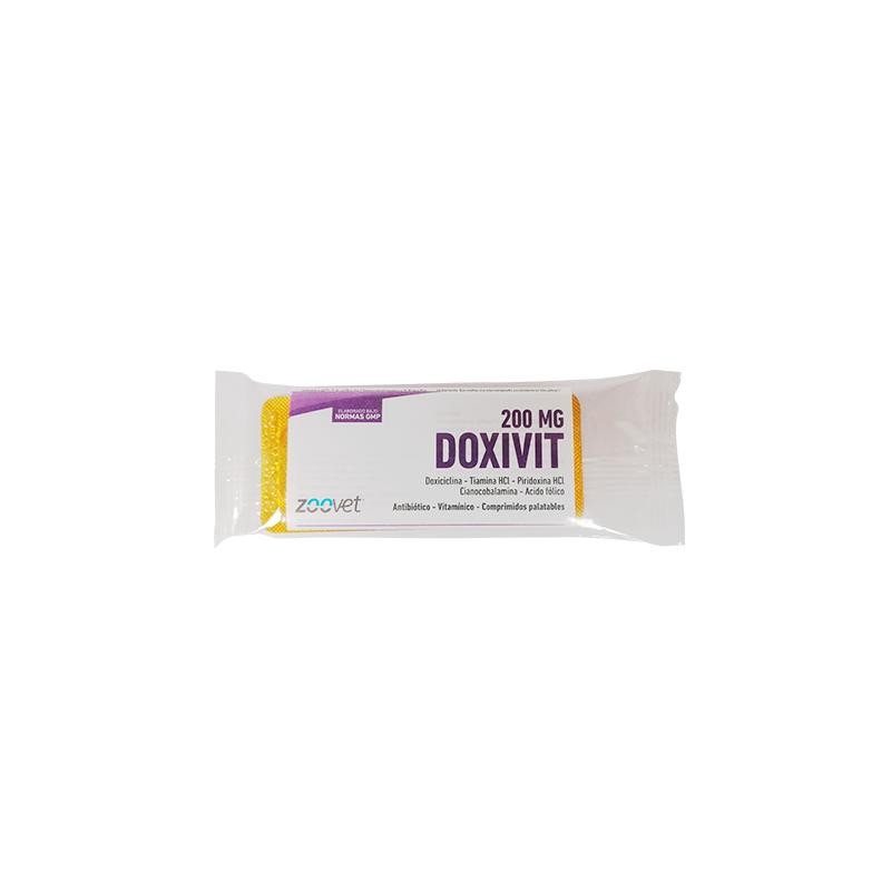 [MED347] Doxivit Zoovet 200Mg X 5 Comprimidos