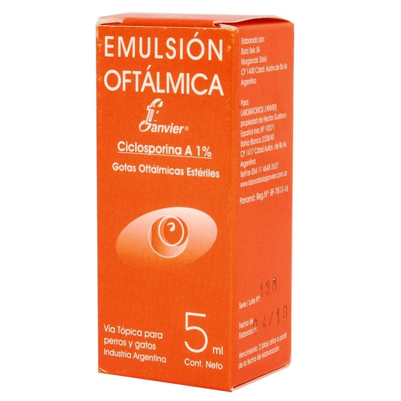 [MED067] Emulsion Oftalmica Janvier X 5Ml