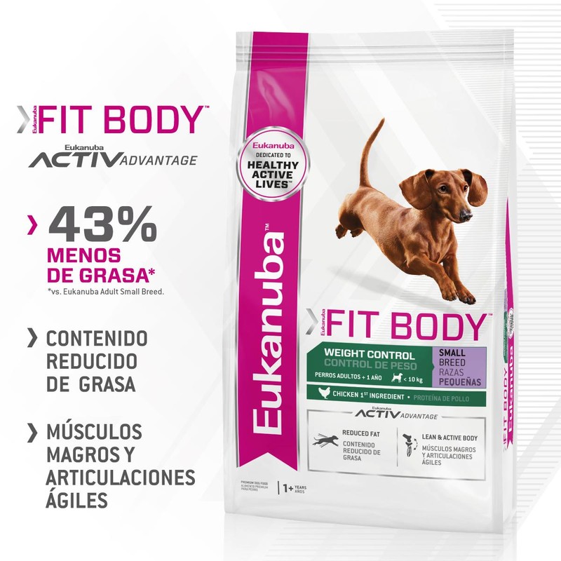 [EUK050] Eukanuba Fit Body WC Medium Breed X 15Kg
