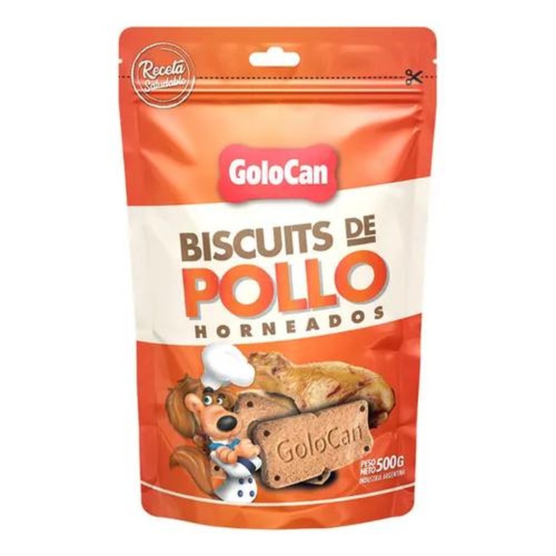 [GOL139] Golocan Biscuit De Pollo X 500Gr