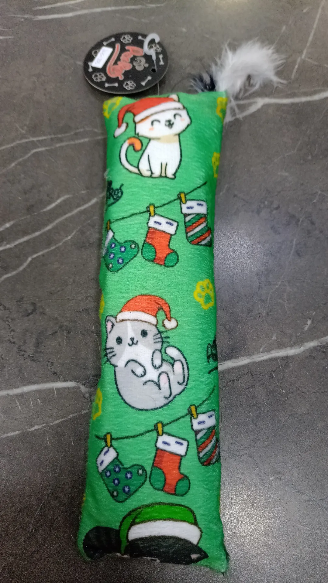 [JUG1355] Juguete C/Plumas Navidad Verde