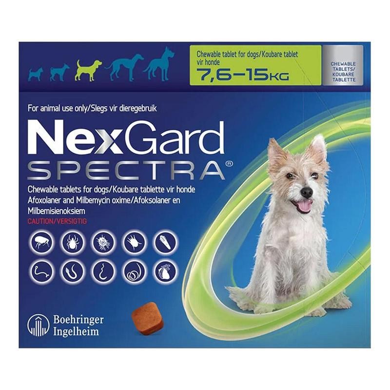 Nexgard Spectra M 7,6 A 15Kg