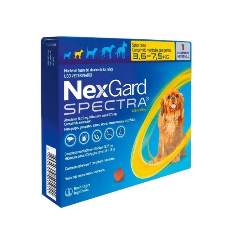 [MED318] Nexgard Spectra S 3,6 A 7,5Kg
