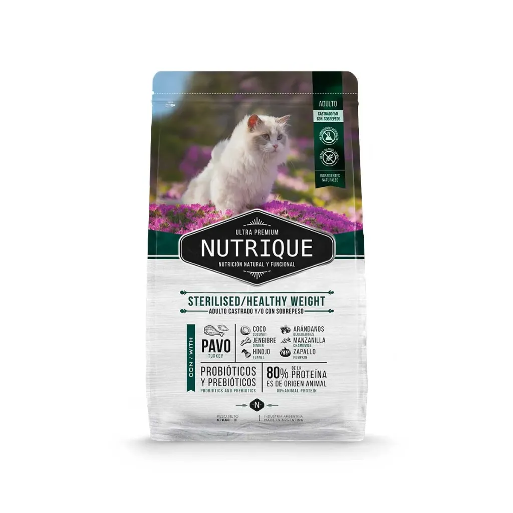 [VIT176] Nutrique Young Adult Cat Sterilised/Healthy Weight X 7,5Kg