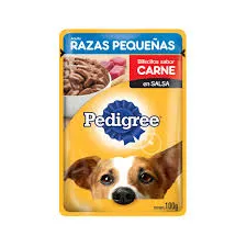 Pedigree Adulto Pequeños Carne 100Gr