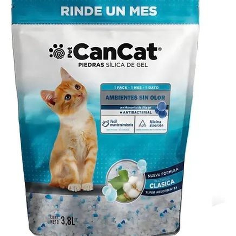Piedras Sanitaria Can Cat Silica Clásica 3.8Kg