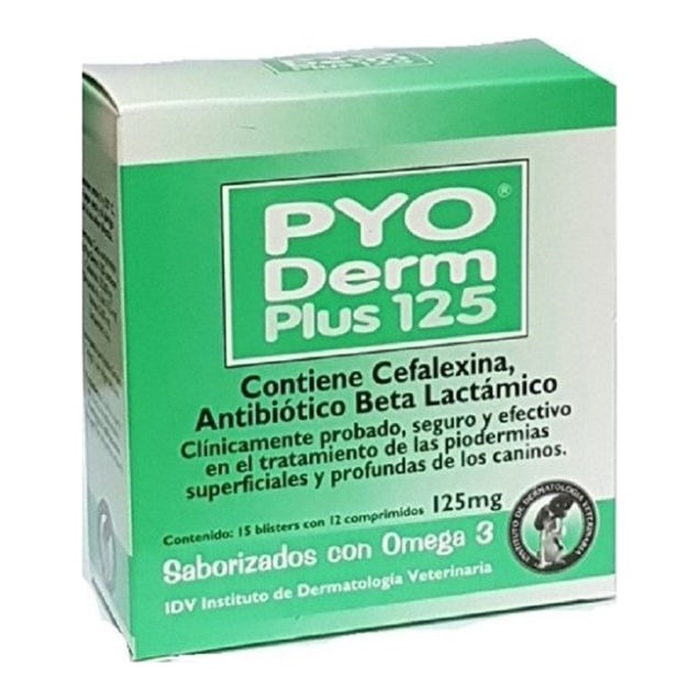 [MED059] Pyo Derm Plus 125Mg Blister X 12 Comprimidos