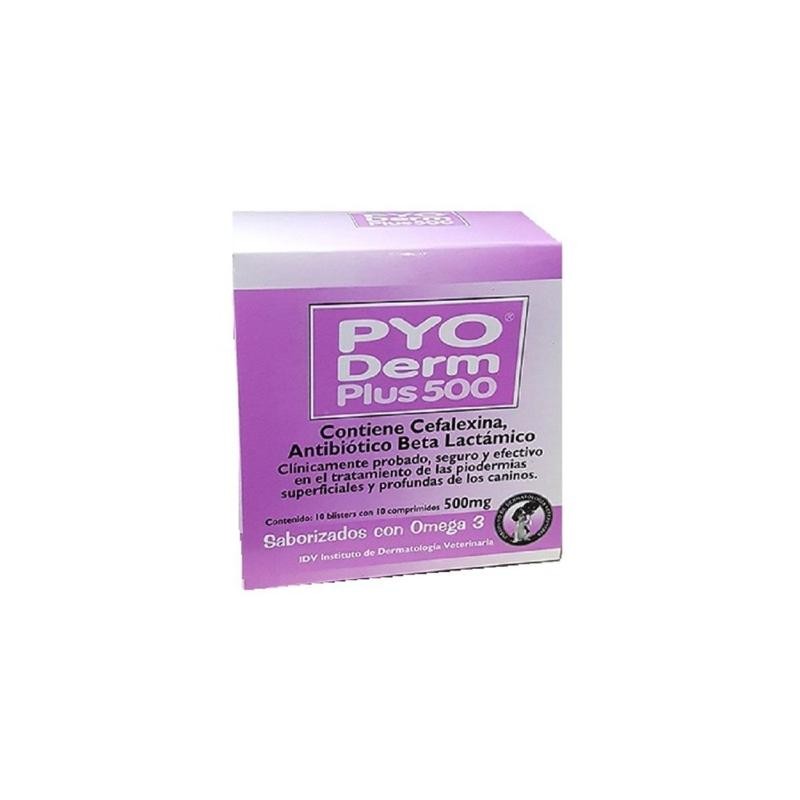 [MED060] Pyo Derm Plus 500Mg Blister X 10 Comprimidos