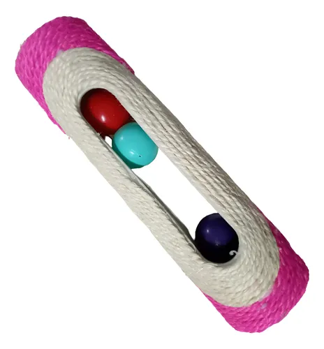 Rascador Sisal Tubo 3 Pelotas