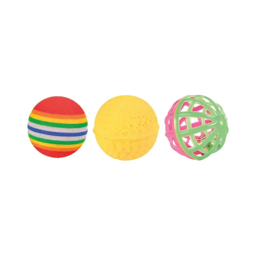 Set Pelotas x 3 Con Cascabel