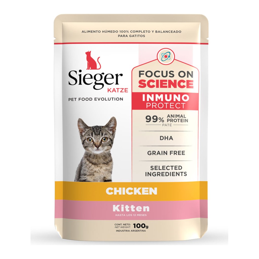 [SIE144] Sieger Katze Kitten Pollo 100Gr