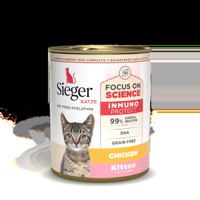 [SIE130] Sieger Katze Kitten Pollo 340Gr