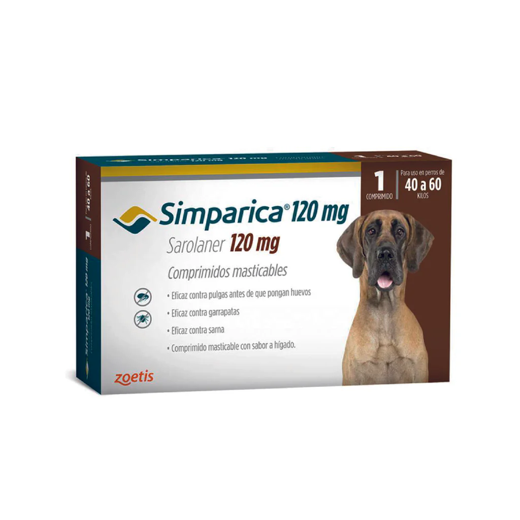 Simparica 120Mg / 40 a 60Kg