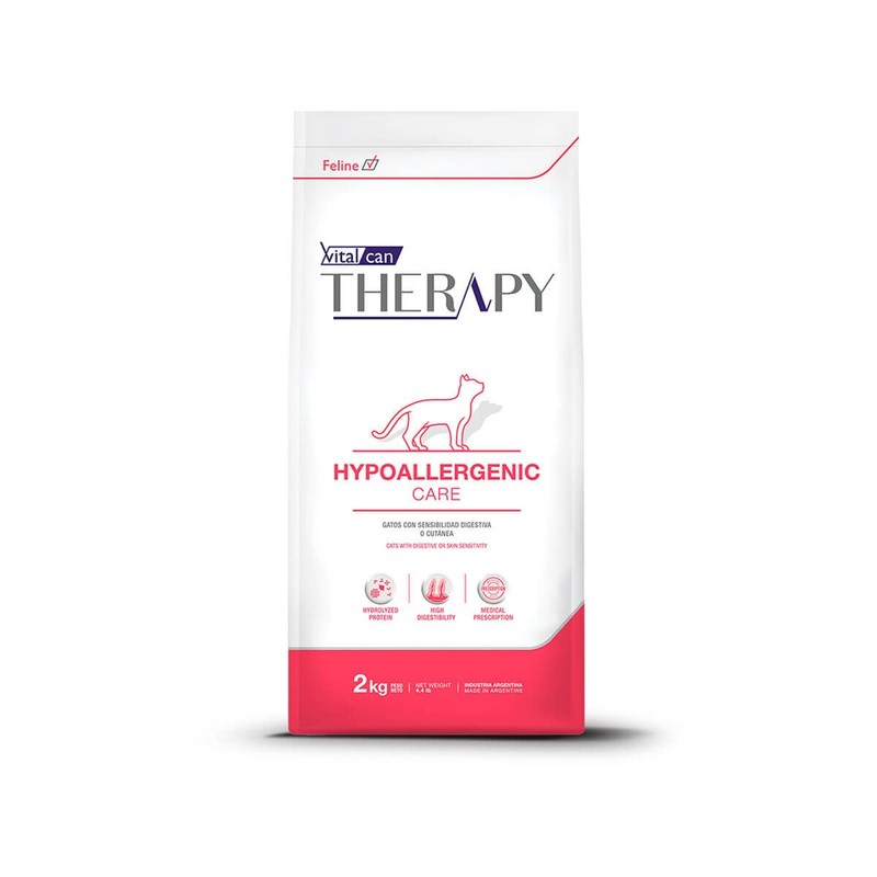 [VIT100] Therapy Feline Hypoallergenic X 2Kg