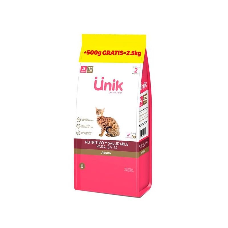 [UNIK024] Unik Gato Adulto X 2+500Kg