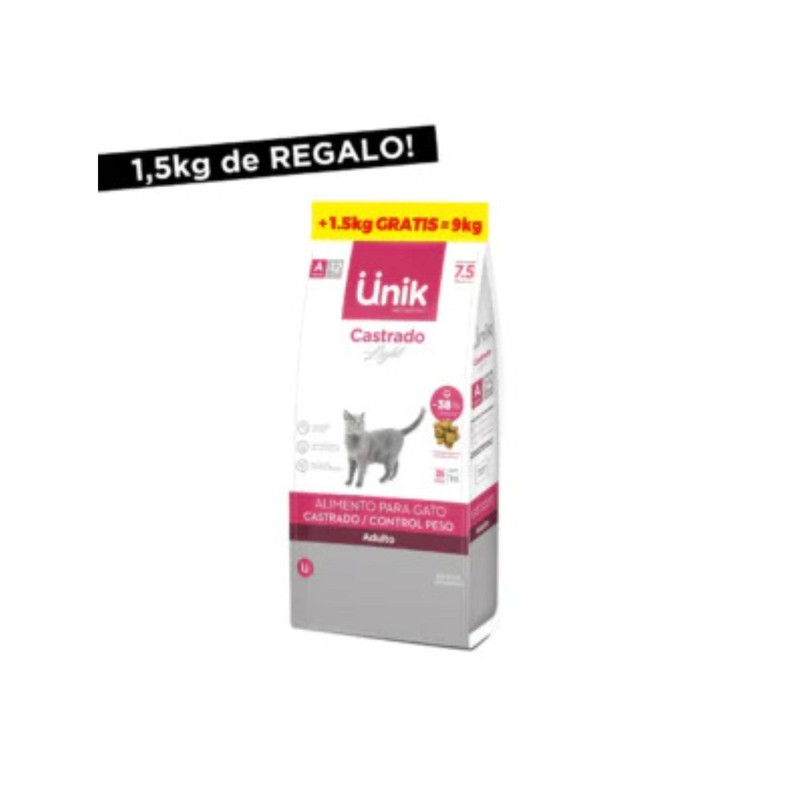 [UNIK022] Unik Gato Castrado/Control Peso X 7,5Kg