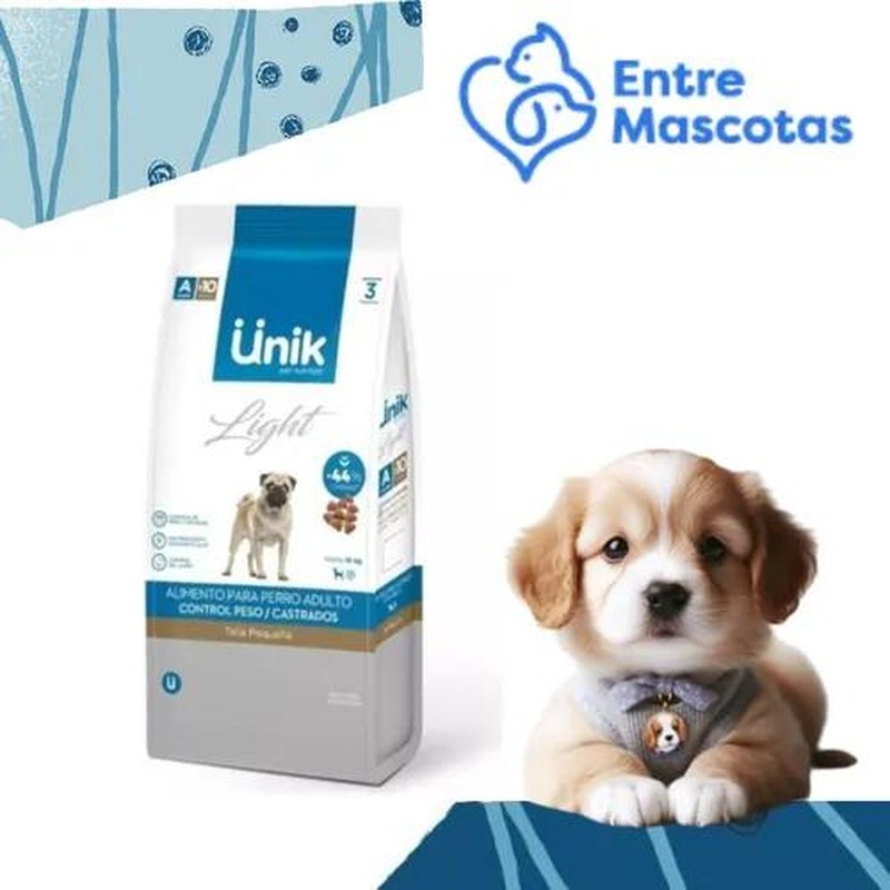 [UNIK018] Unik Perro Adulto Talla Pequeña Control Peso/Castrado X 3Kg