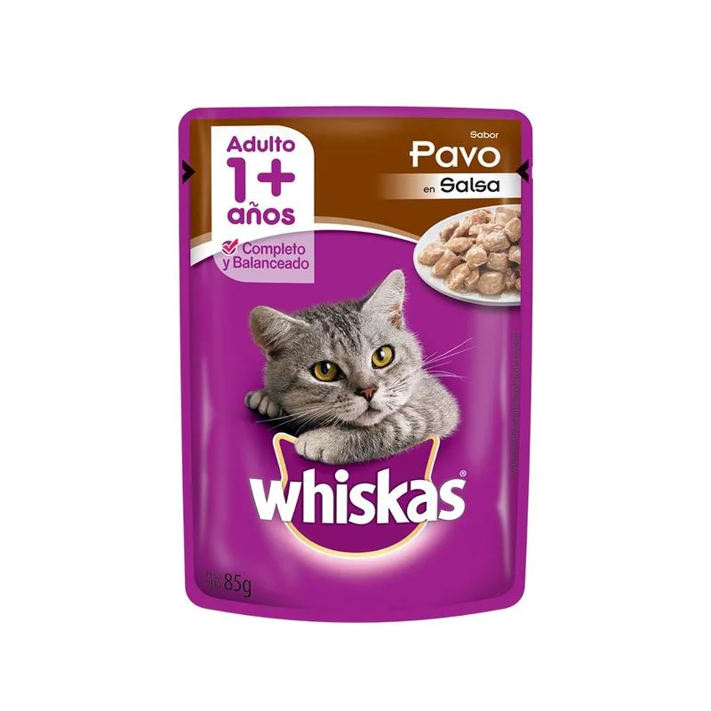 [WHIS009] Whiskas Adulto Pavo Salsa 85Gr